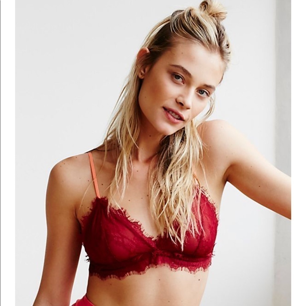 Free People bedroom eyes bra size Small NWOT